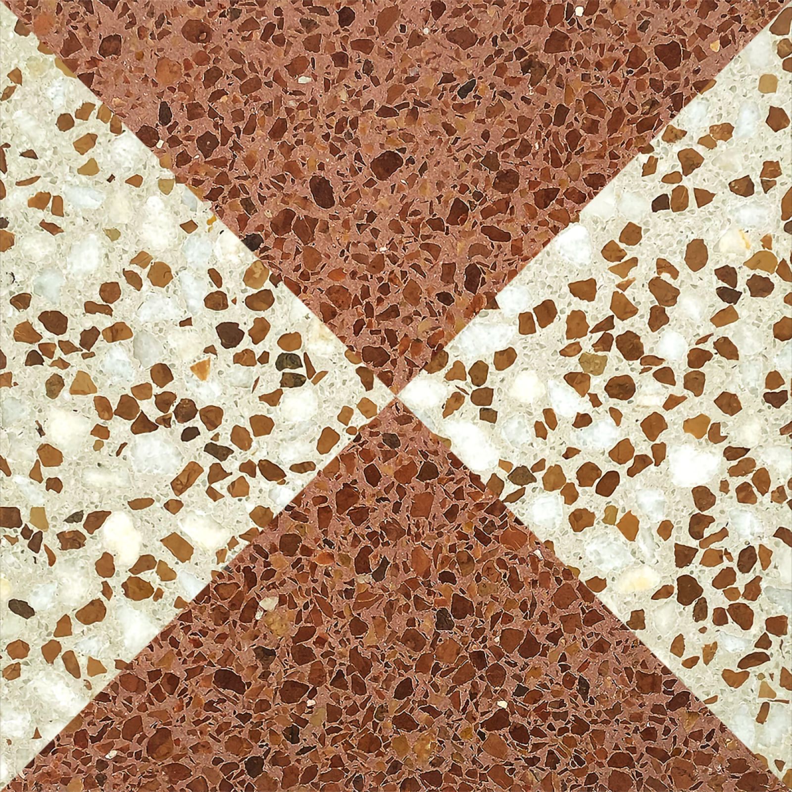 A Iamart manufaktúra N2001 típusú terrazzo cementlapja a csapatunk stílusos választása fürdőszobák és konyhák ízlésesen stílusos és időtálló burkolásához.