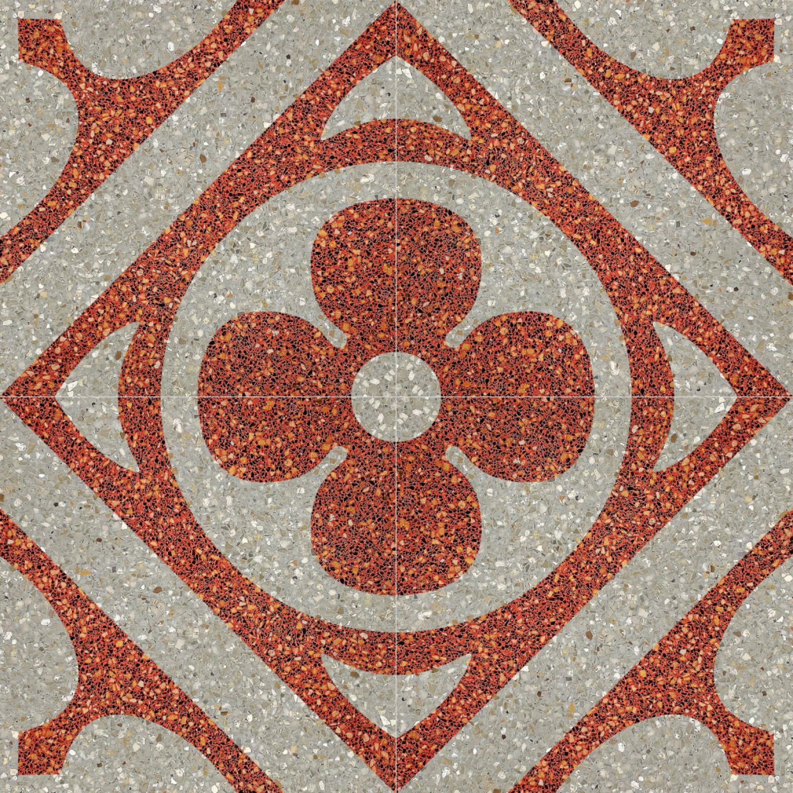 Iamart manufaktúra N2016T terrazzo cementlapja: modern design, időtálló minőség, amely tökéletesen illeszkedik otthona bármely belső teréhez.