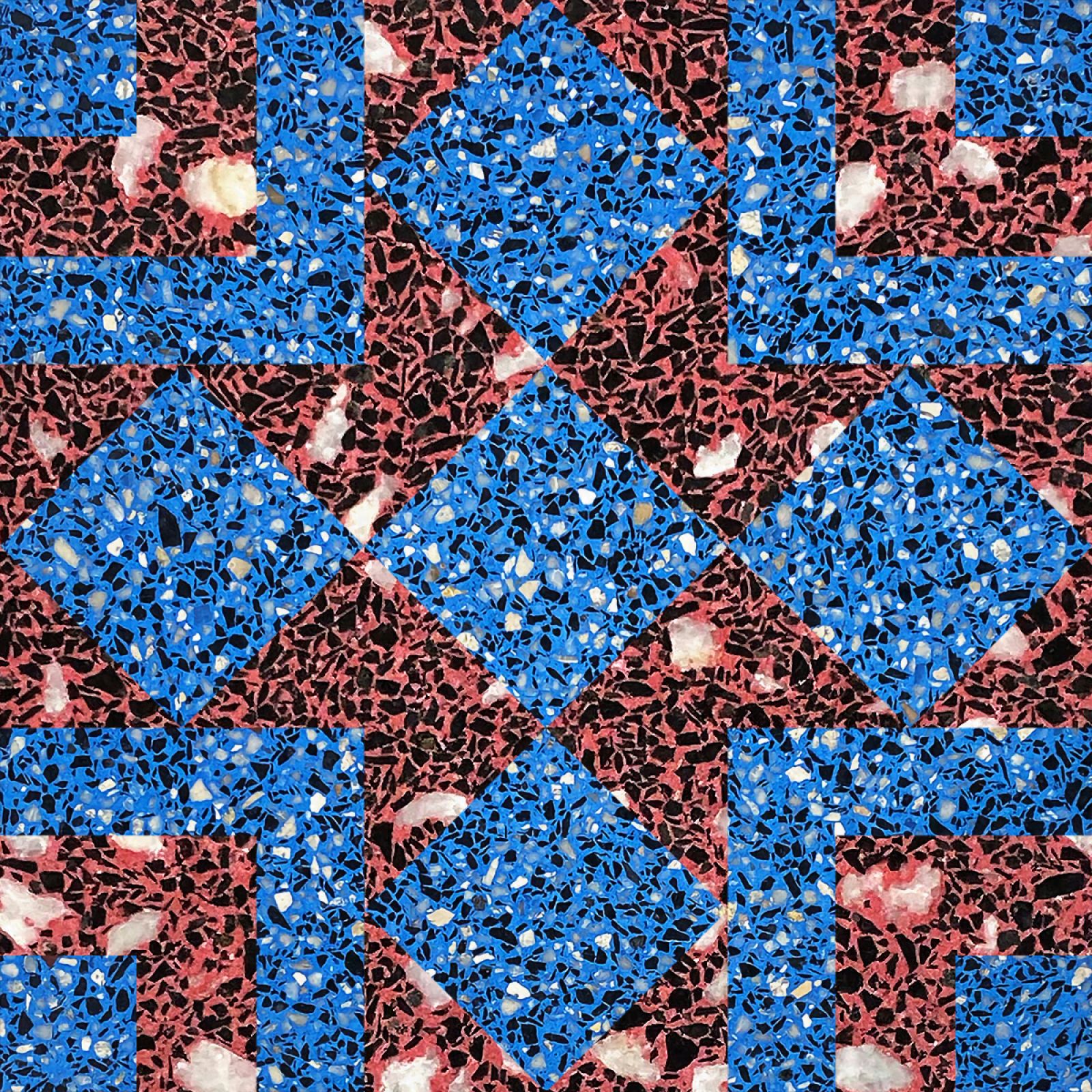 A 2034T  IAMART terrazzo stílusú csempelap egyedülálló modell, amely a tartósságot és az eleganciát kínálja igazán elérhető burkolás árak mellett.