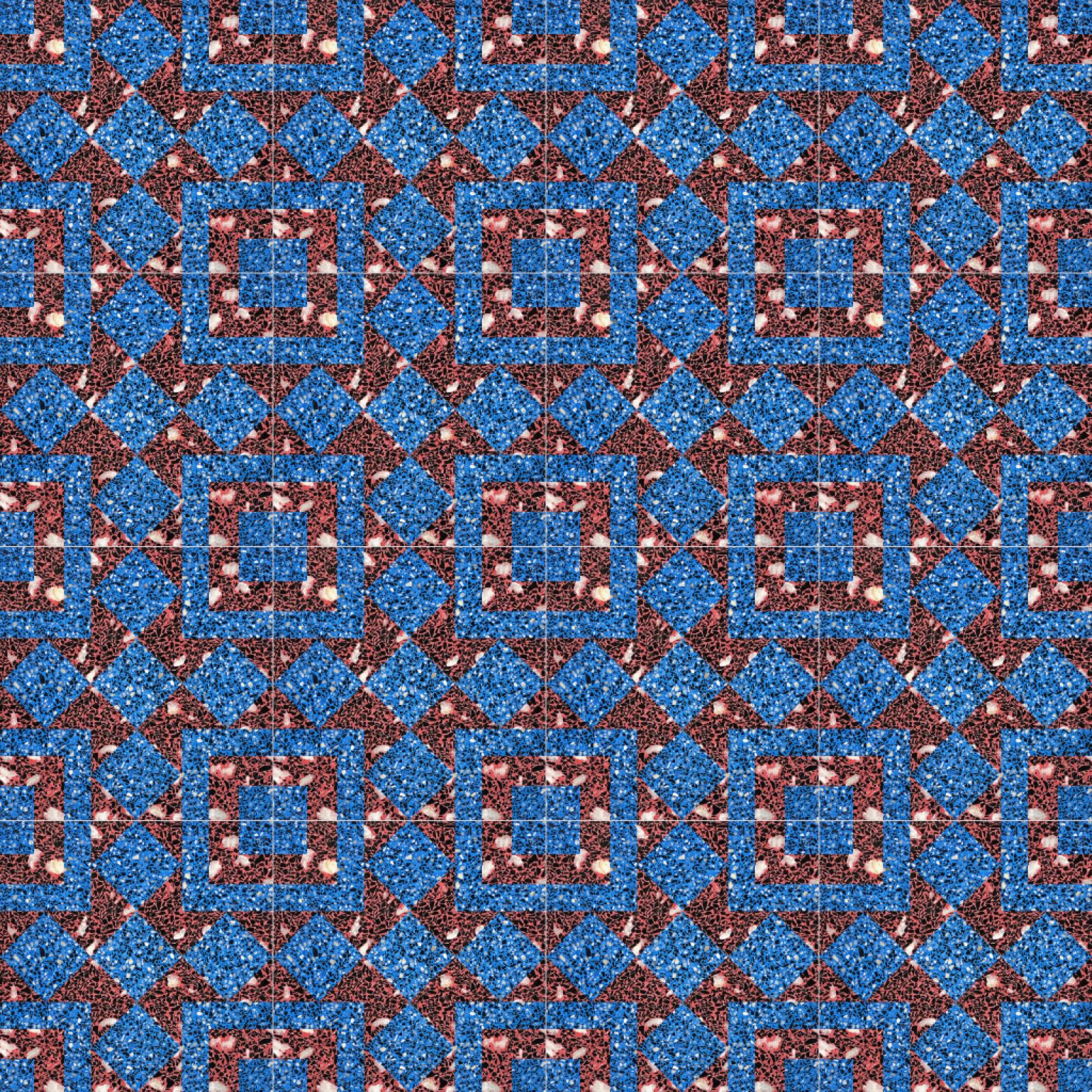 A 2034T IAMART terrazzo stílusú csempelap az otthonok modern és stílusos burkolási választása, ahol a minőség és a burkolás árak egyensúlyban vannak.