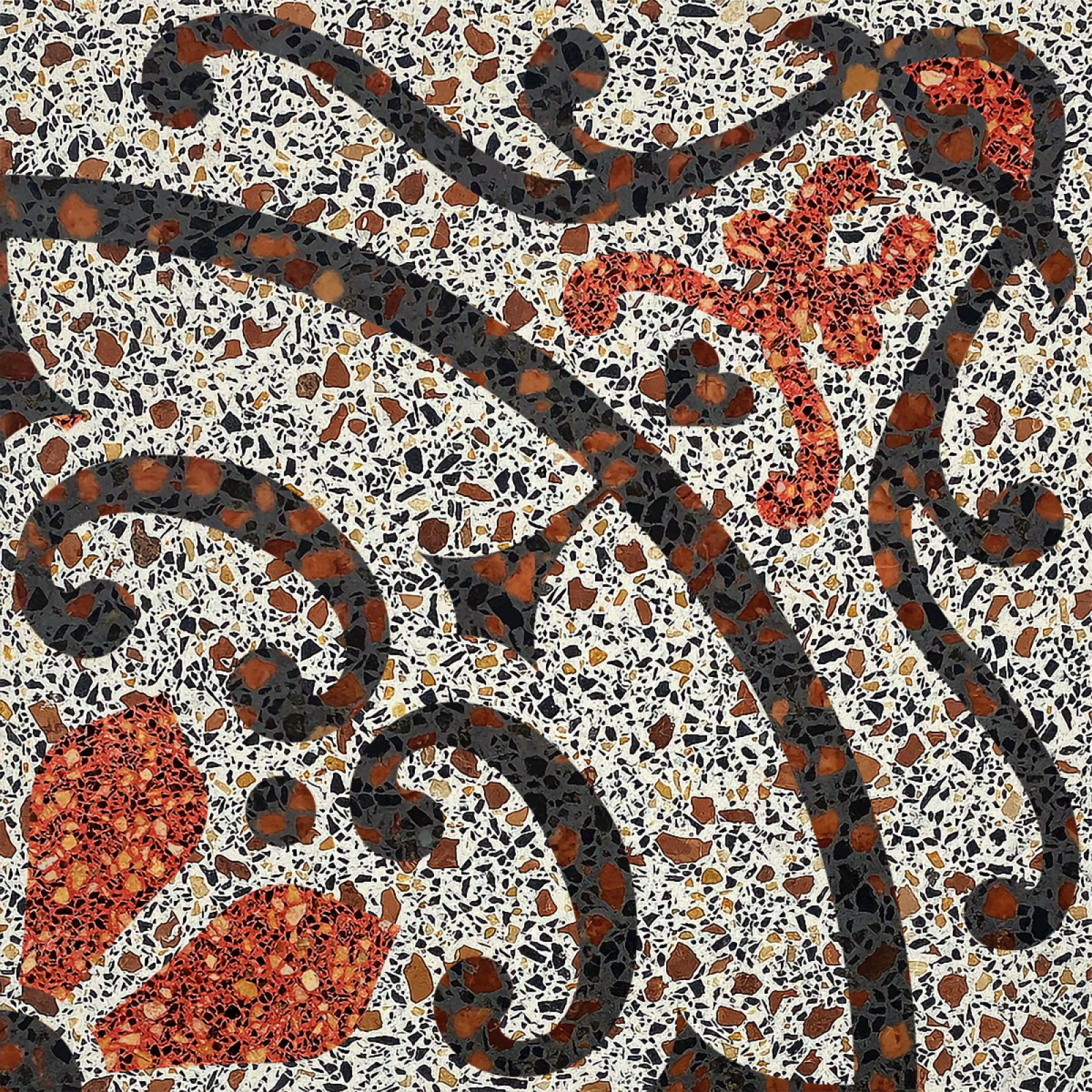A 2036T prémium minőségű IAMART terrazzo stílusú csempelap, amely a modern dizájnt és tartósságot ötvözi a vásárlóknak kedvező burkolás árak mellett.