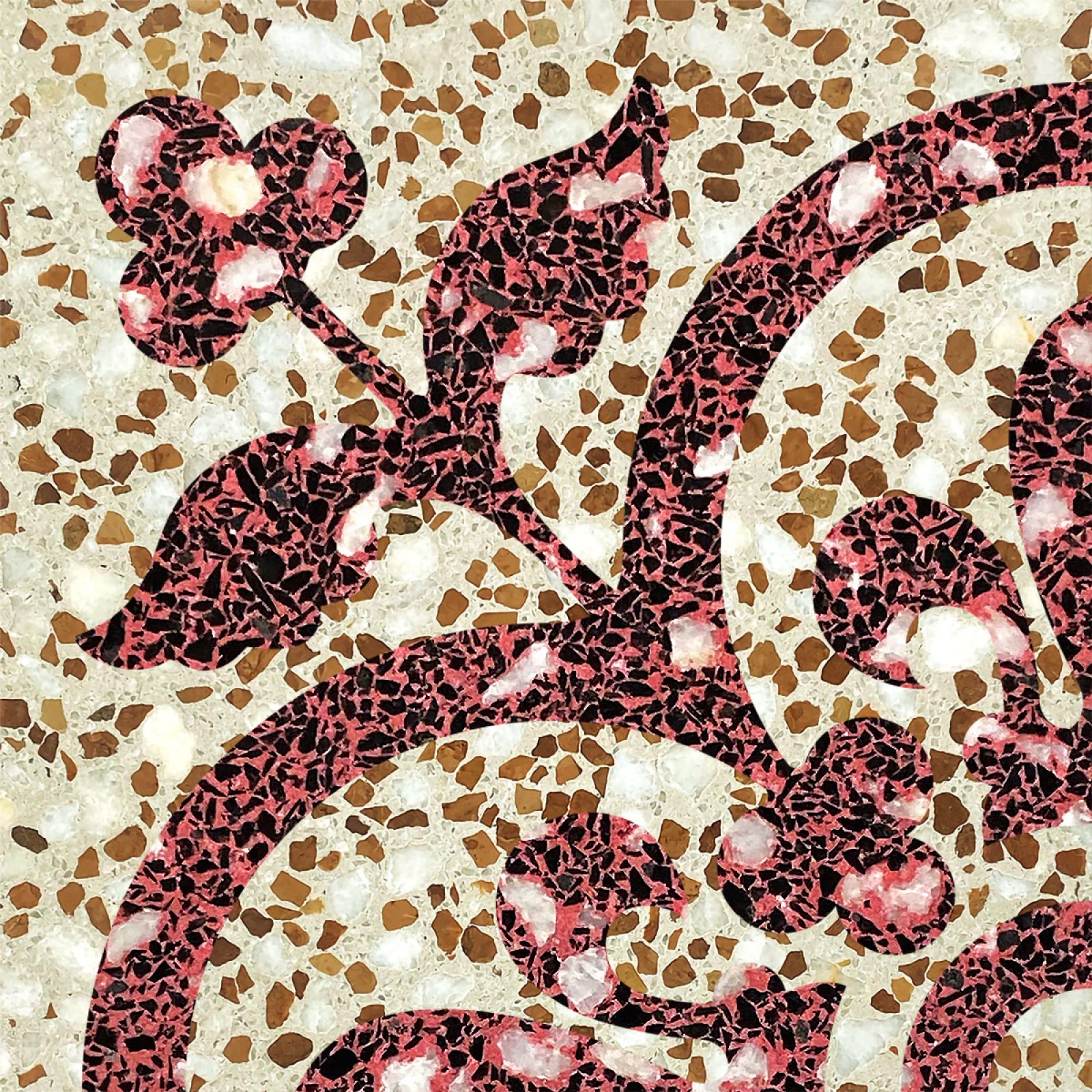 Az IAMART manufaktúra kézzel készült N2043T terrazzo stílusú burkolatai természetes hatásukkal és egyedi mintáikkal minden térben különleges hangulatot teremtenek.