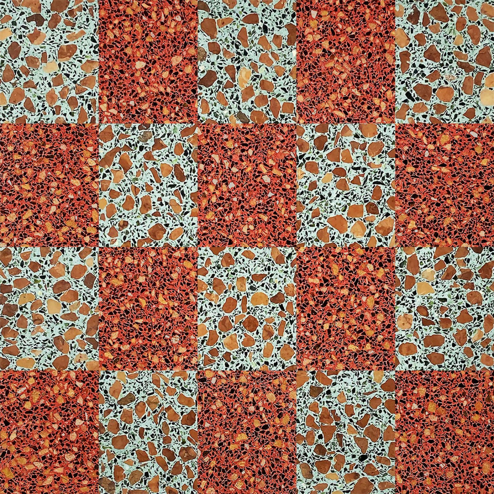 A burkolás egyik legfontosabb eleme a megfelelő anyagválasztás. Az N2044T terrazzo stílusú cementlapja esztétikus, tartós és sokoldalúan felhasználható.