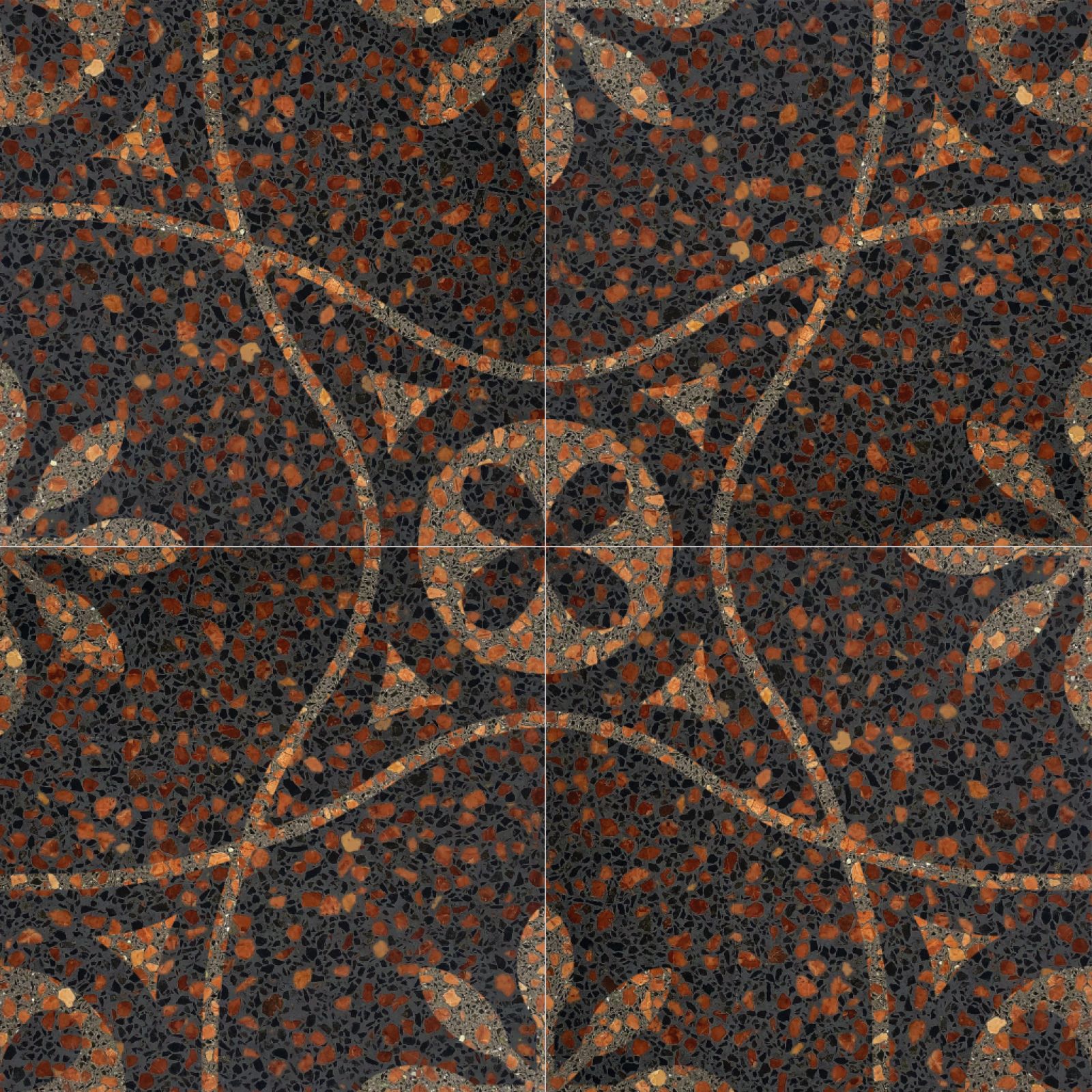Lépcső burkolásához válassz N2047T terrazzo stílusú cementlapokat! Tartós, esztétikus és könnyen tisztítható, így hosszú távon is kiváló megoldás.