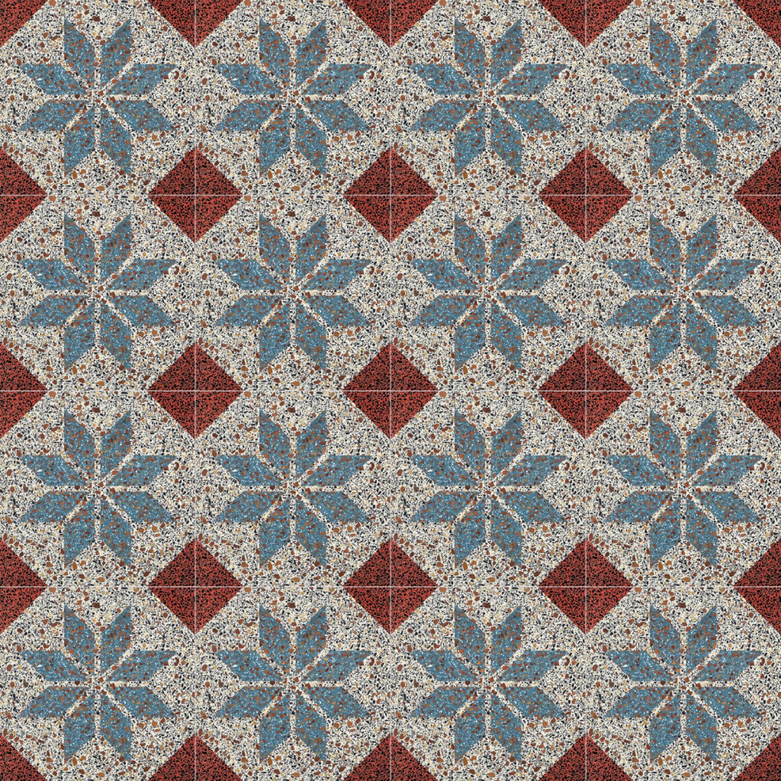 Az IAMART N2053T terrazzo burkolatai a hagyomány és a modern design tökéletes ötvözetei, melyek bármely térben különleges hatást keltenek.