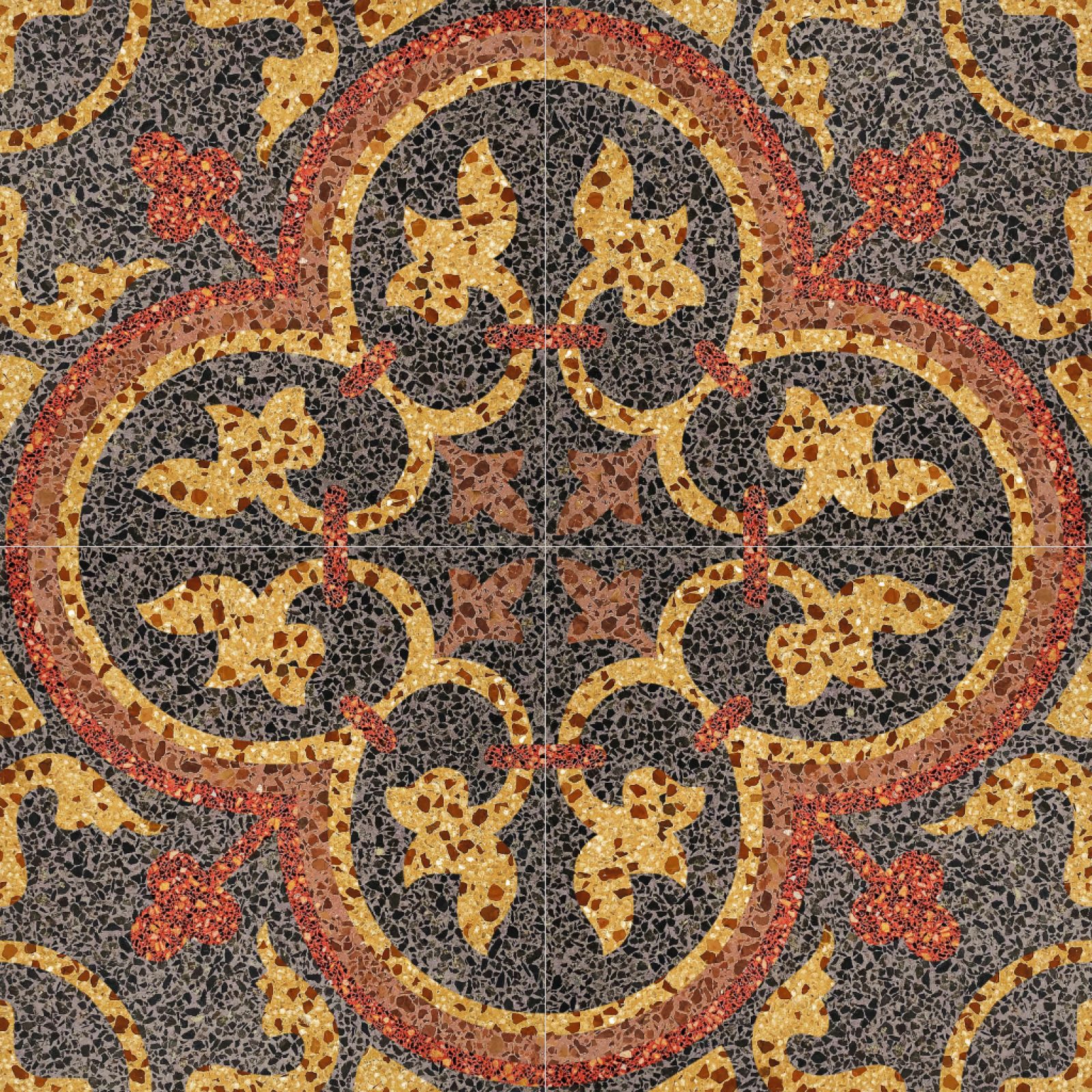 Padló burkolásához válassz N2056T terrazzo burkolatot! Egyedi színek, minták és tartós kivitel gondoskodik a különleges megjelenésről.