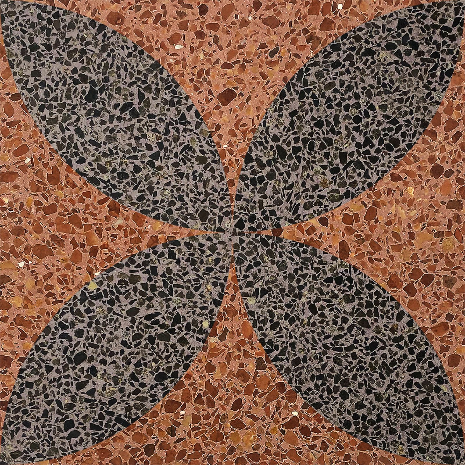 Az N2058T terrazzo egy stílusos és tartós burkolat, amely bármilyen enteriőrben megállja a helyét. Klasszikus és modern környezetbe is illik.
