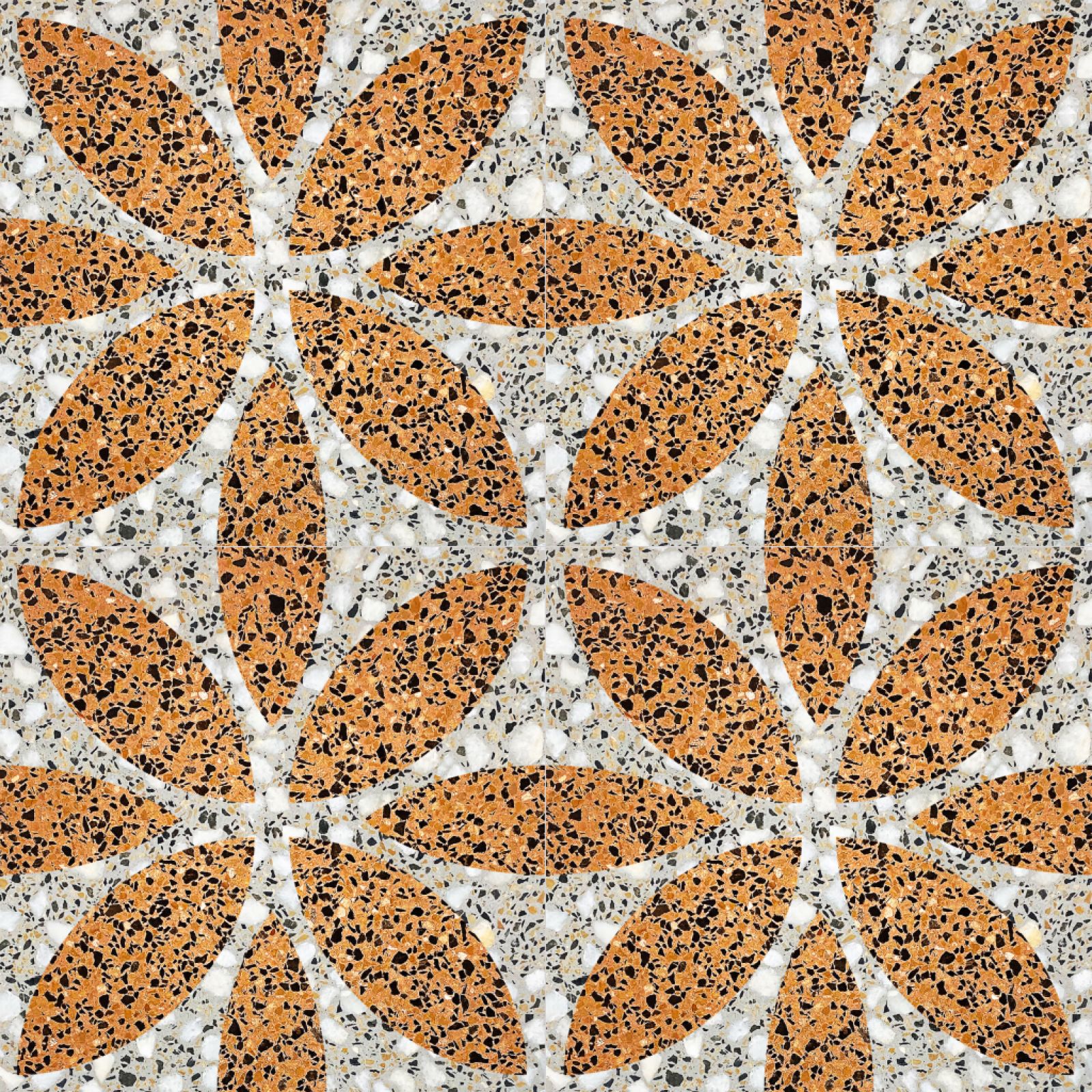 A terrazzo stílusú N2072T burkolólap a kortárs lakberendezés egyik legkedveltebb eleme, a manufaktúra eljárásnak köszönhetően prémium kivitelben.