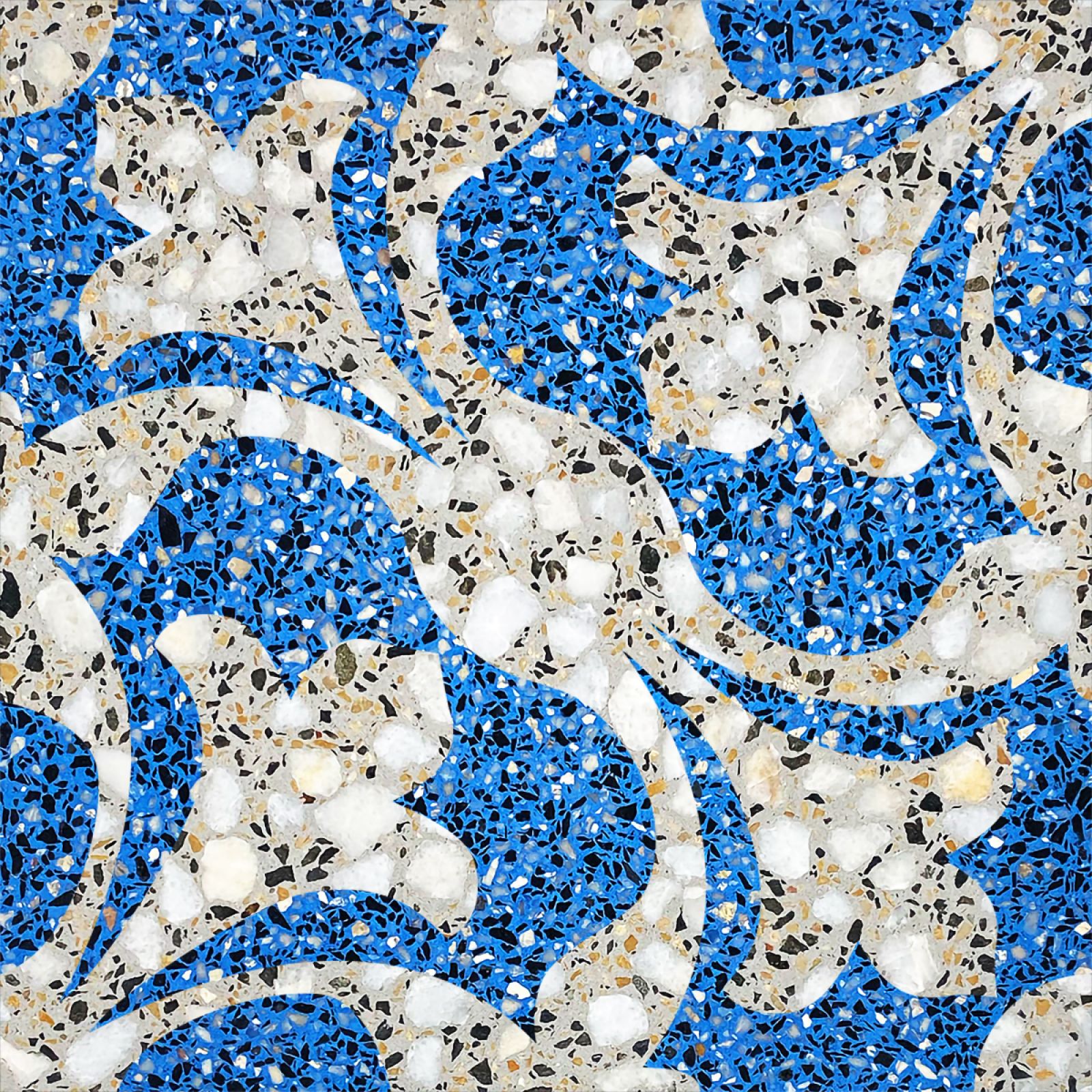 N2090T terrazzo cementlap klasszikus megjelenéssel és modern tartóssággal. Fürdőbe, konyhába, előszobába remek. Esztétikus választás. Időtálló választás.