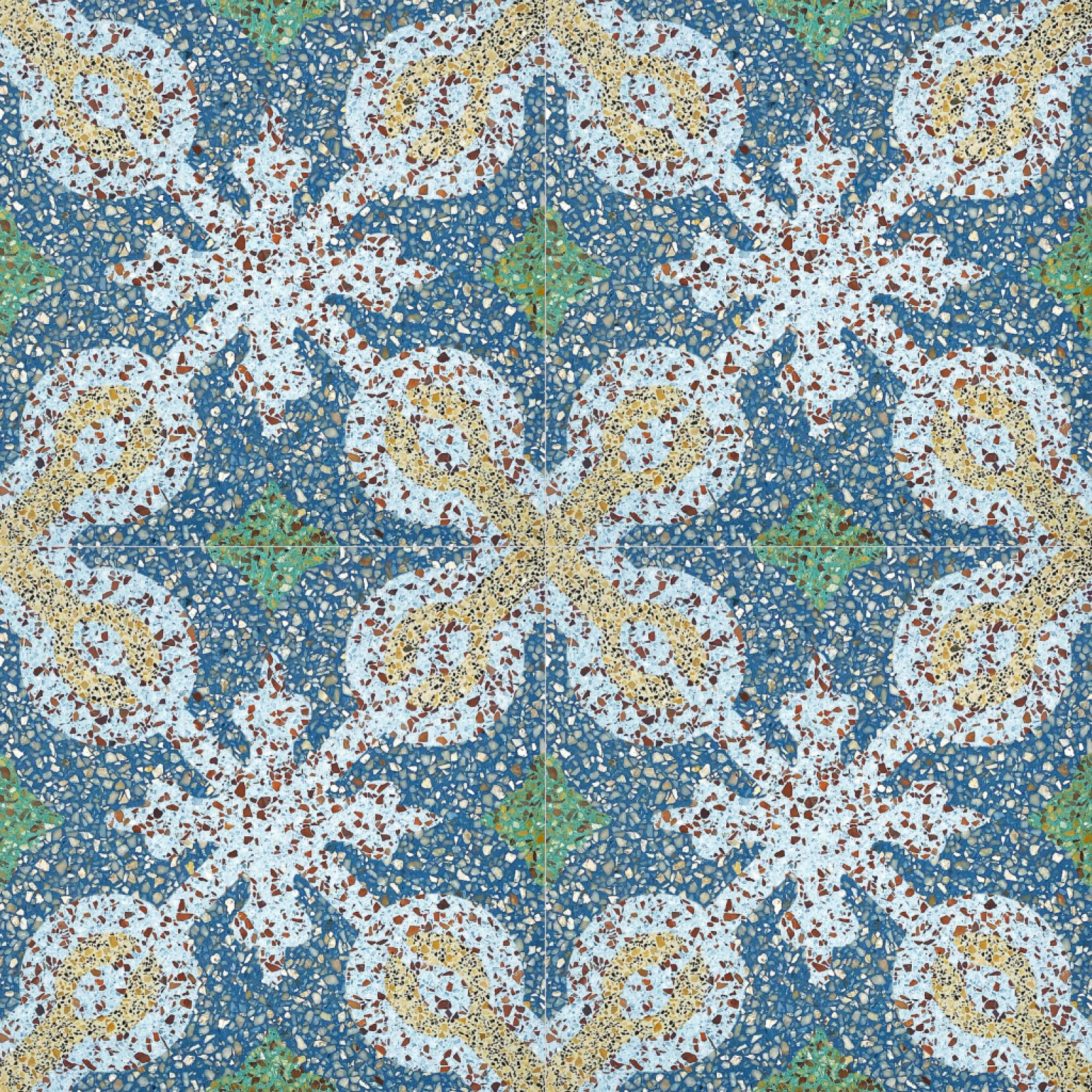 N2091T terrazzo cementlap sokoldalú klasszikus és modern enteriőrbe. Esztétikus textúra, magas ellenálló képesség, hosszú élettartam és könnyű ápolhatóság.
