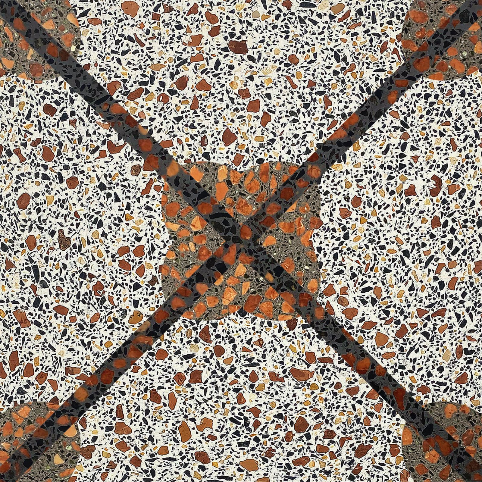 A N2096T terrazzo cementlap csúszásmentes felülettel a biztonságos közlekedésért. Kellemes tapintás, magas ellenállás, megoldás otthonokba és közületekbe.