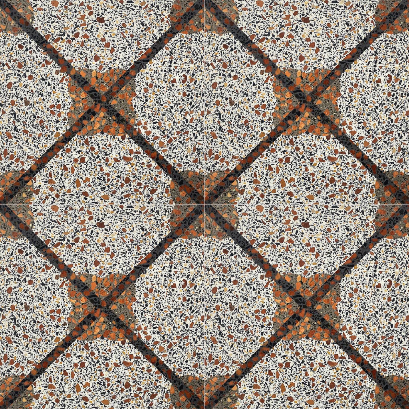 A N2096T terrazzo cementlap a részletekben erős. Átgondolt textúra és finom árnyalatok biztosítják a kifinomult összképet bármely térben, időtálló minőségben.