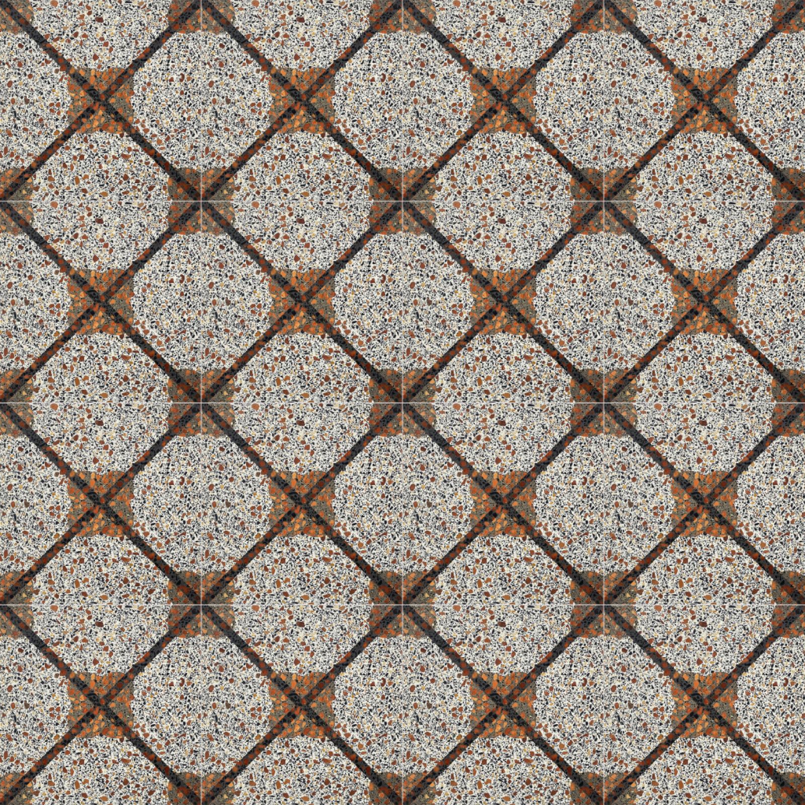 A N2096T terrazzo cementlap a harmonikus enteriőr alapja. Természetes szemcsék és finom tónusok találkoznak benne, padlóra és falra is kiváló választás.