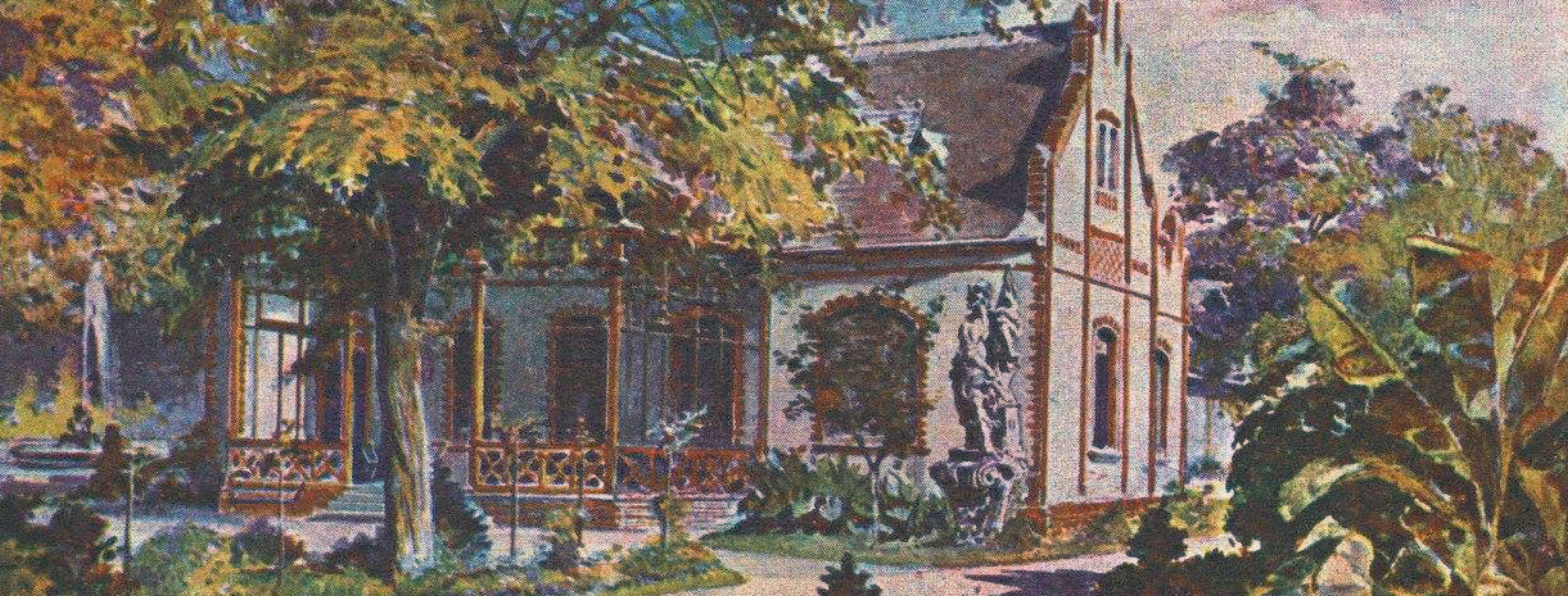 Leónia Herrich-Kiss villa a tizenkilencedik század közepén épült, egészen különleges építészeti elemekkel, amelyet később Erdélyi Ferenc festő alakított át.