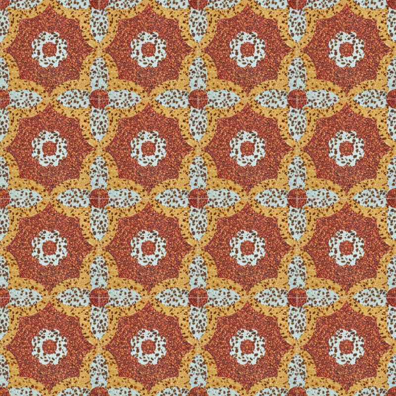 A terrazzo mintázatú N2070T burkolólap modern és időtálló választás padlóra, falra, vagy akár lépcsőburkolatként is.